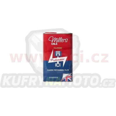 MILLERS OILS Classic Pistoneeze 20W50, motorový minerální olej (v plechovém retro obalu) 1 l