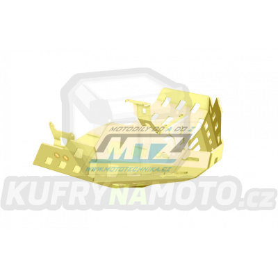 Kryt pod motor hliníkový Dual Sport - Honda CB500X / 19-23 - barva žlutá