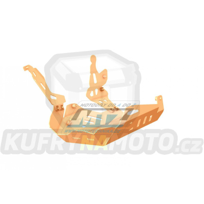 Kryt pod motor hliníkový Dual Sport - Honda VFR1200X Cross Tourer / 12-15 - barva oranžová