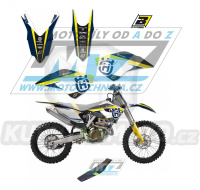 Polepy s potahem sedla (sada polepů a potah sedla Dream) - Husqvarna FC250+FC350+FC450 + TC125+TC250 / 14-15 + FE250+FE350+FE450+FE501 + TE125+TE250+TE300 / 14-16 - typ polepů Dream4