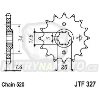 Řetězové kolečko JT JTF 327-12 12 zubů