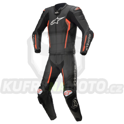 dvoudílná kombinéza MISSILE 2, TECH-AIR kompatibilní, ALPINESTARS (černá/červená fluo) 2024