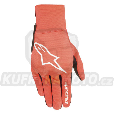 rukavice REEF, ALPINESTARS, dětské (červená fluo/bílá/černá) 2024