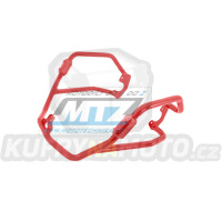 Padací rám Dual Sport Crash Bar - KLE 650 Versys / 15-24 - barva červená