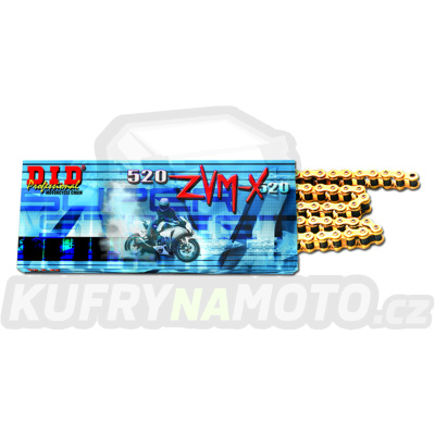 ZVM-X série X-Kroužkový řetěz D.I.D Chain 520ZVM-X 106 L