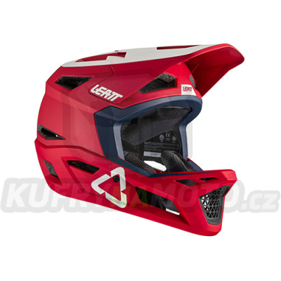 LEATT BIKE přilba helma MTB cyklo 4.0 V21.1 HELMA CHILLI barva RED / WHITE velikost M 57-58cm-1021000581-akce