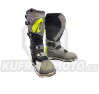 Moto boty FORMA PILOT FX šedo/bílo/neonově žluté