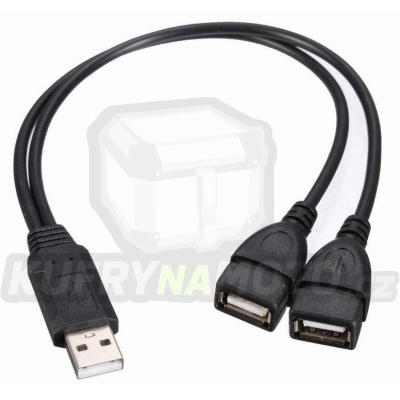 náhradní Y USB konektor pro možnost dobíjení cyklo světel s USB, OXFORD