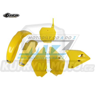 Sada plastů Suzuki RM85 / 00-25 - barva žlutá tmavá
