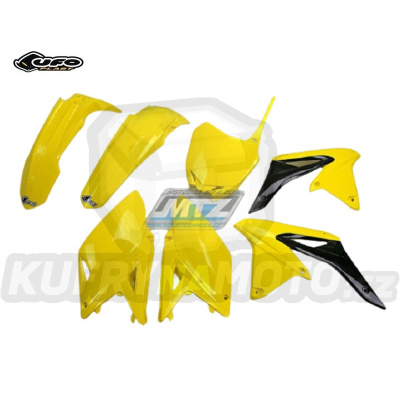 Sada plastů Suzuki RMZ250 / 13 - barva žlutá