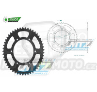 Rozeta ocelová (převodník) 0808-49zubů ESJOT 50-32041-49 - Kawasaki KLX400 + Suzuki DR250 + DR350 + DRZ250 + DRZ400 + RM100 + RM125 + RM250 + RMX250 + RMZ250 + RMZ450 + RMX450 + TSR125 + TSR200