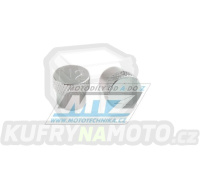 Čepičky ventilku KNURL - barva stříbrná