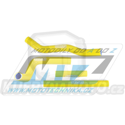 Hadice chladiče Suzuki RM125 / 01-11 - žluté (sada 4ks)