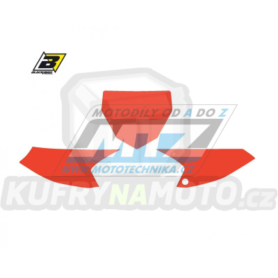 Polepy číslových tabulek (vystřižené) - Yamaha YZ65 / 19-23 - barva červená