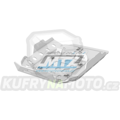 Kryt pod motor hliníkový Dual Sport -  BMW R1300 GS + Triple Black + Trophy / 23-24 - barva stříbrná Ice Polished
