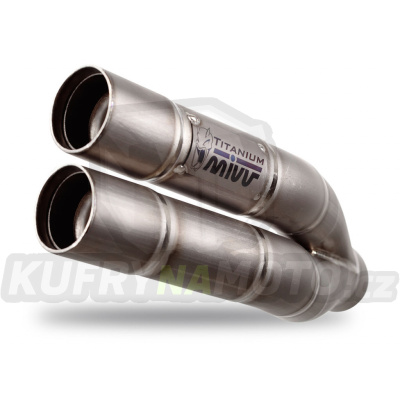 Koncovka výfuku MIVV DOUBLE GUN E.002.LDG Full titanium