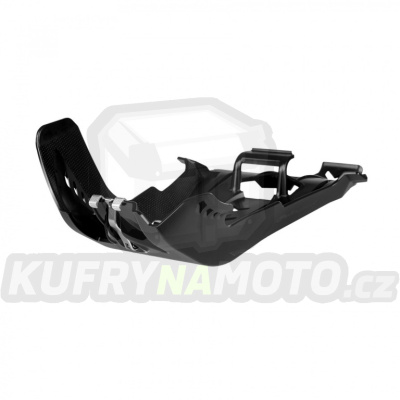 Skid Plate POLISPORT with link protector černá