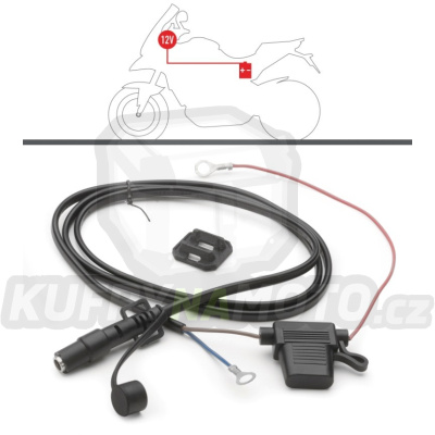 KS110 - 12V elektrická zásuvka na motocykl KAPPA
