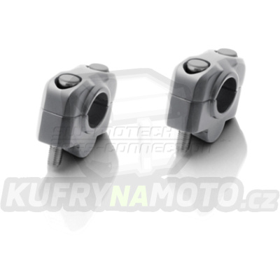 Zvýšení řidítek o 20 mm průměr 22 mm stříbrná SW Motech Honda XL 650 V Transalp 2000 - 2006 RD10 LEH.00.039.150/20/S-BC.16691