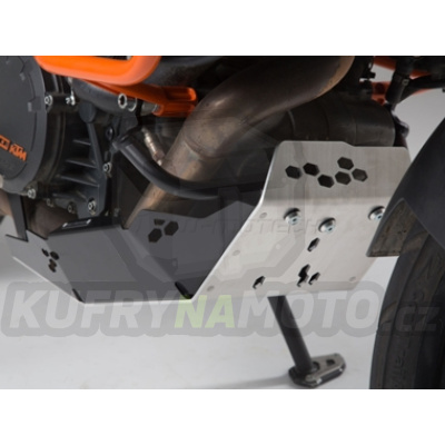 Hliníkový kryt motoru černá stříbrná SW Motech KTM 1190 Adventure R 2013 -  KTM Adv. MSS.04.657.10001-BC.17932