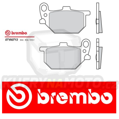 Brzdové destičky Brembo YAMAHA XS G, H, J, K 650 r.v. Od 80 - 82 směs Originál Přední