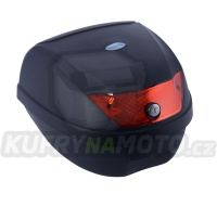 kufr Top Case plast, OXFORD - Anglie (černý nelakovaný, objem 30 l)
