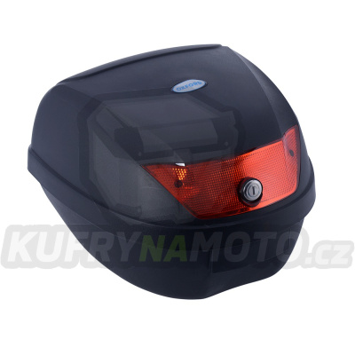 kufr Top Case plast, OXFORD - Anglie (černý nelakovaný, objem 30 l)