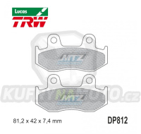 Destičky brzdové DP812-LUSI TRW Lucas MCB534SI - směs Sinter Offroad