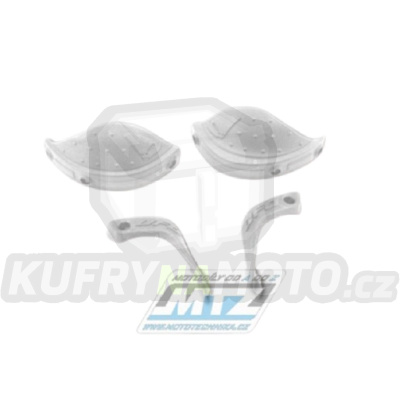 Plastové špičky na boty Ufo Recon Boots - bílé (sada 4ks + šrouby)