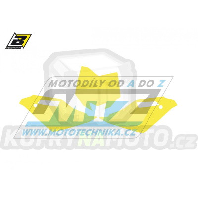 Polepy číslových tabulek (vystřižené) - Husqvarna CR125 / 09-13 - barva žlutá