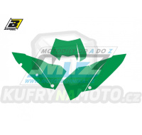 Polepy číslových tabulek (vystřižené) - KTM EXC / 08-11 - barva zelená