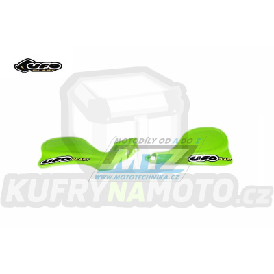 Kryty páček UFO Kawasaki KX125+KX250+KX500 / 97-99 - barva zelená