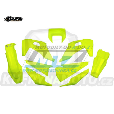Sada plastů Husqvarna TE150+TE250+TE300 + FE250+FE350+FE450+FE501 / 20-23 - barva FLUO žlutá (neon žlutá)