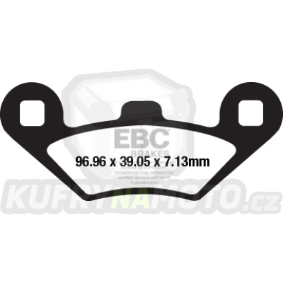 Brzdové destičky EBC SFAC650