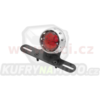 zadní světlo LED s osvětlením a držákem RZ (průměr sklíčka 56 mm, celkem 72 mm)