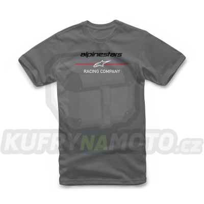 triko BETTERING TEE, ALPINESTARS (tmavá šedá)