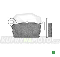 brzdové destičky, NEWFREN (směs OFF ROAD DIRT SINTERED) 2 ks v balení
