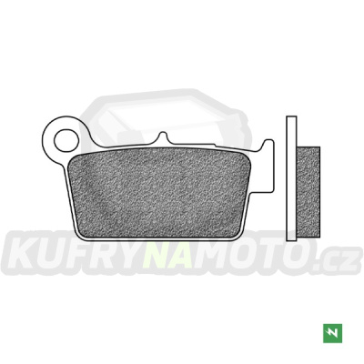 brzdové destičky, NEWFREN (směs OFF ROAD DIRT SINTERED) 2 ks v balení