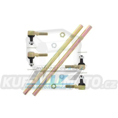 Čepy/Klouby řízení a tyče řízení (Tie Rod Upgrade Kit) AllBalls 52-1007 - Kawasaki  KFX450R + Suzuki LTZ400 + Yamaha YFM550 Grizzly + YFM660 Grizzly + YFM700 Grizzly