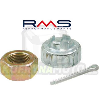 Rear wheel shaft nut cap kit RMS 121850340 (1 kus)
