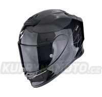 Moto přilba SCORPION EXO-R1 EVO CARBON AIR CYNERGY černo/bílá