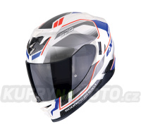 Moto přilba SCORPION EXO-520 EVO AIR LENA perleťově bílo/modrá