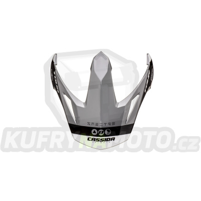kšilt pro přilby Tour Spectre, CASSIDA (šedá/bílá/černá)
