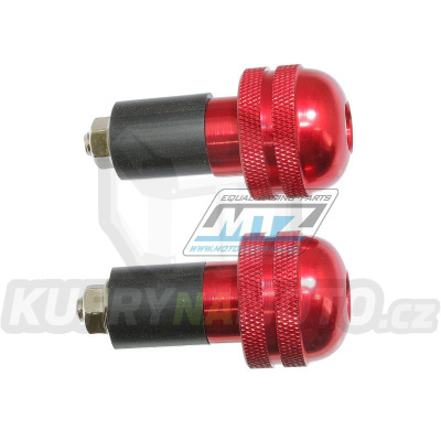 Koncovky/závaží řidítek ANTIVIBRATION - červené (pro vnitřní průměr řidítek ¤17mm)