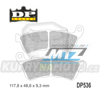 Destičky brzdové DP536 - DP BRAKES směs Premium Sinter OEM