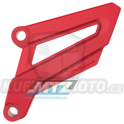 Kryt řetězového kolečka - Honda CRF250R / 10-17 + CRF450R+CRF450RX / 09-20 - barva červená