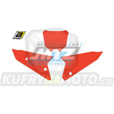 Polepy číslových tabulek (vystřižené) - Honda CRF250 / 22-23 + CRF450 / 21-23 - barva červená