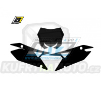 Polepy číslových tabulek (vystřižené) - Suzuki RMZ250 / 19-23 + RMZ450 / 18-23 - barva černá