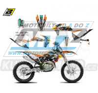 Polepy na motocykl (sada polepů Graphics) KTM EXC / 20-23 + SX+SXF / 19-22 - typ polepů Replica KTM Trophy