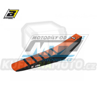 Potah sedla KTM SX+SXF / 23-25 - barva oranžovo-černá - typ potahu ZEBRA